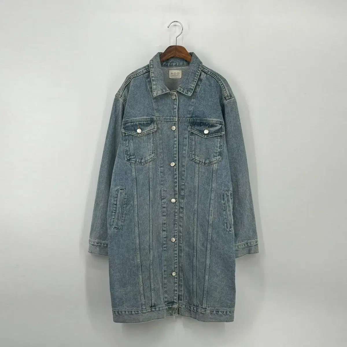 롱 데님 자켓 청자켓 코트 (F size / DENIM)